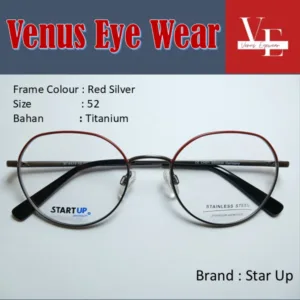 2 Star Up Titanium Red Silver